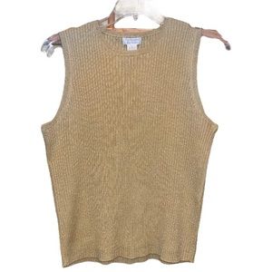 Christopher & Banks Gold Tank Top
